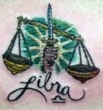 Libra Tattoo Designs.